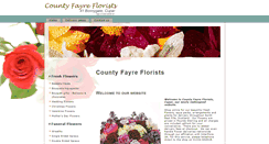 Desktop Screenshot of countyfayreflorists.co.uk
